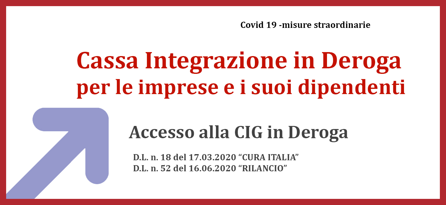 Richiesta di cassa integrazione in deroga Agenzia Regionale per le