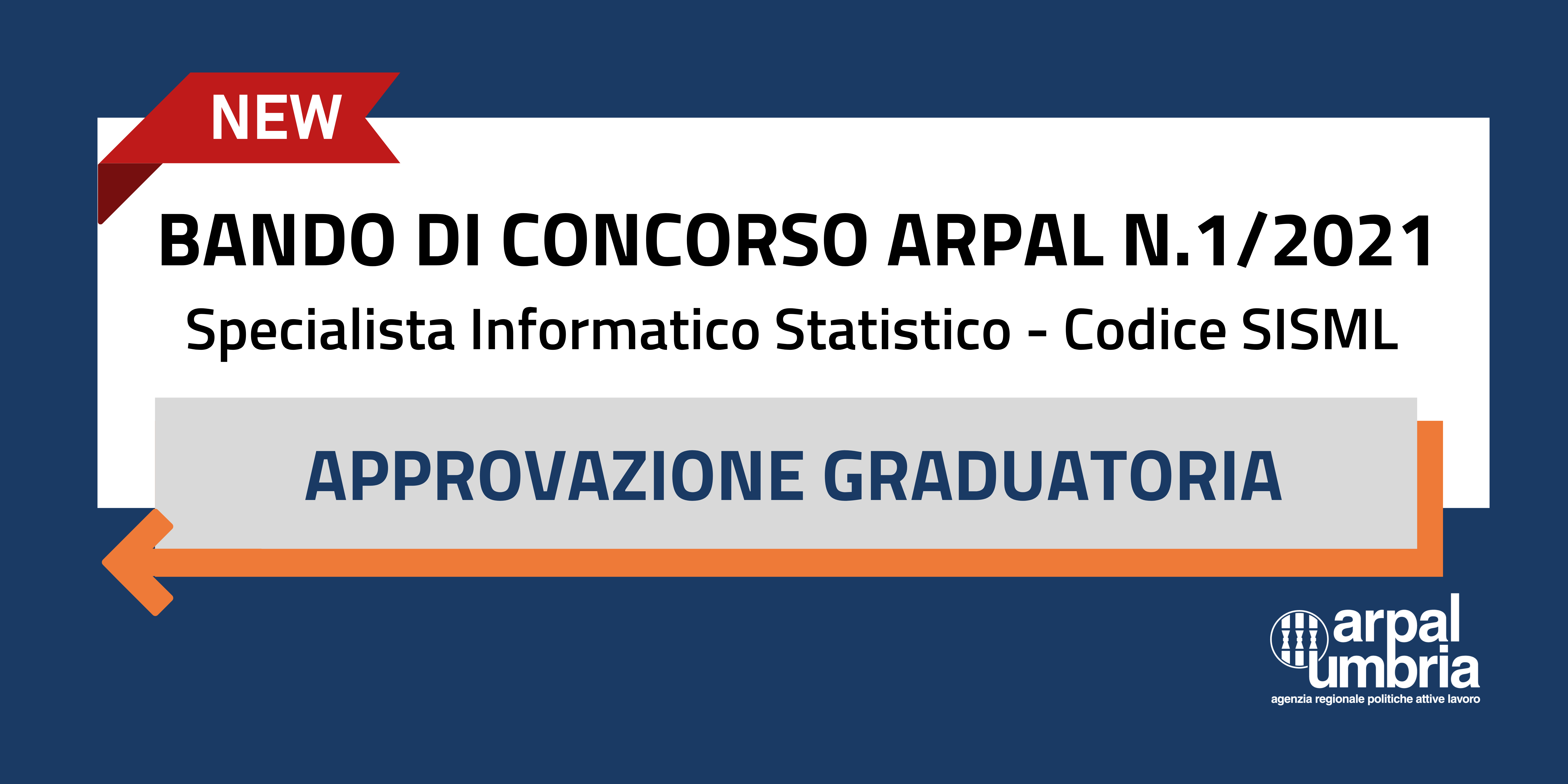 BANDO DI CONCORSO PUBBLICO 1/2021 Specialista informatico statistico