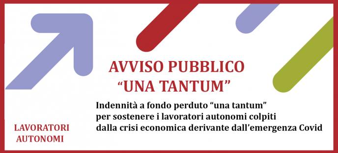 Avviso pubblico Una Tantum Autonomi