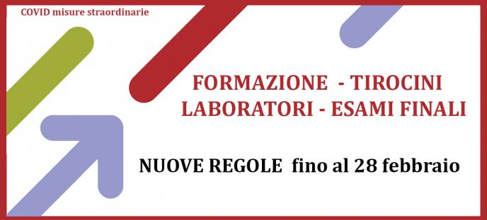 NEWS Nuove regole fino al 28 febbraio 2021