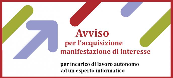 Avviso manifestazione di interesse per esperto informatico